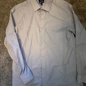 Apt. 9 Men's Classic Blue Pinstripe Dress Shirt